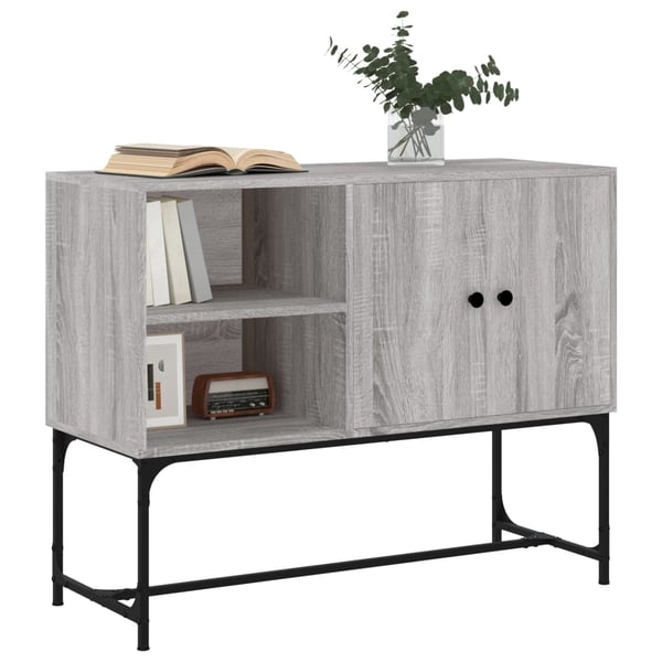 vidaXL Skjenk grå sonoma 100x40x79,5 cm konstruert tre