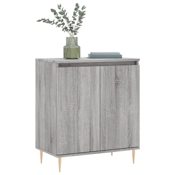 vidaXL Skjenk grå sonoma 60x35x70 cm konstruert tre