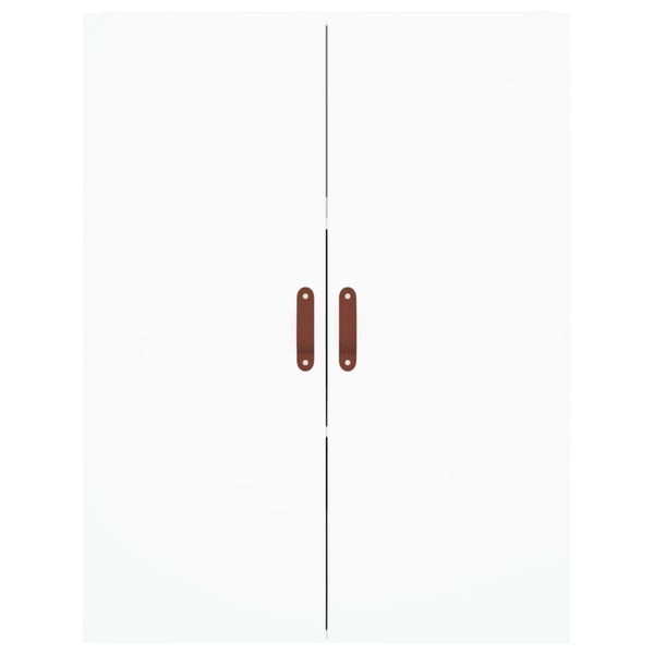 vidaXL Highboard hvit 69,5x34x180 cm konstruert tre