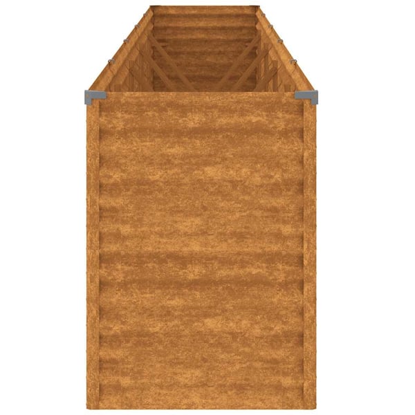 vidaXL Høybed til hage 482x50x69 cm cortenstål