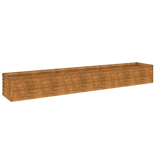vidaXL Høybed til hage 291x50x36 cm cortenstål