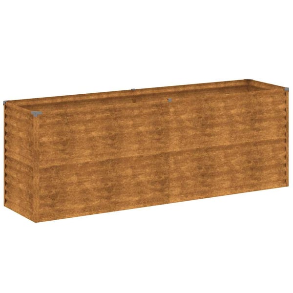 vidaXL højbed 196x50x69 cm cortenstål