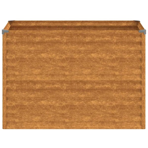 vidaXL højbed 100x50x69 cm cortenstål