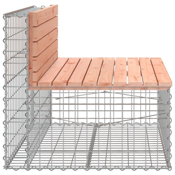 vidaXL Hagebenk gabiondesign 103x70x65 cm heltre douglasgran