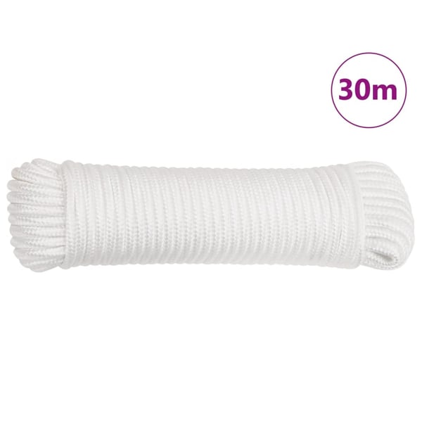 vidaXL Sammenleggbart anker med tau sølv 3,2 kg smibart jern