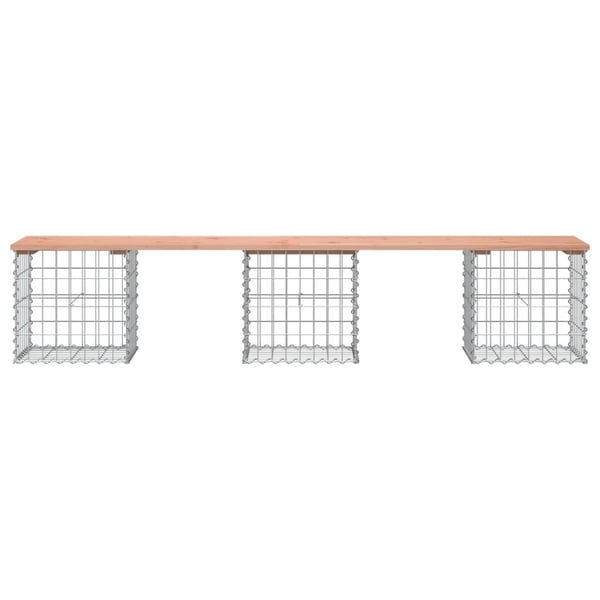 vidaXL Hagebenk gabiondesign 203x44x42 cm heltre douglasgran