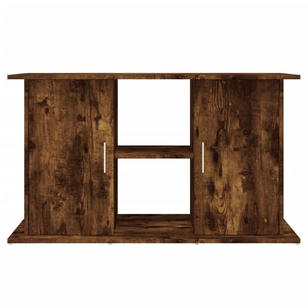 vidaXL Akvariumstativ røkt eik 101x41x58 cm konstruert tre