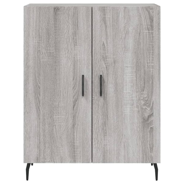 vidaXL Highboard grå sonoma 69,5x34x180 cm konstruert tre