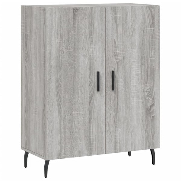 vidaXL Highboard grå sonoma 69,5x34x180 cm konstruert tre