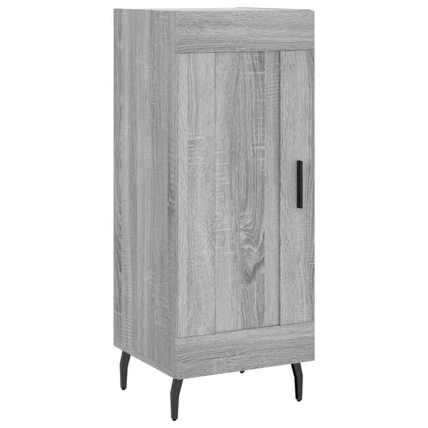vidaXL Kaappi harmaa Sonoma 34,5x34x180 cm tekninen puu