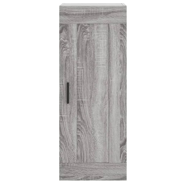vidaXL Kaappi harmaa Sonoma 34,5x34x180 cm tekninen puu