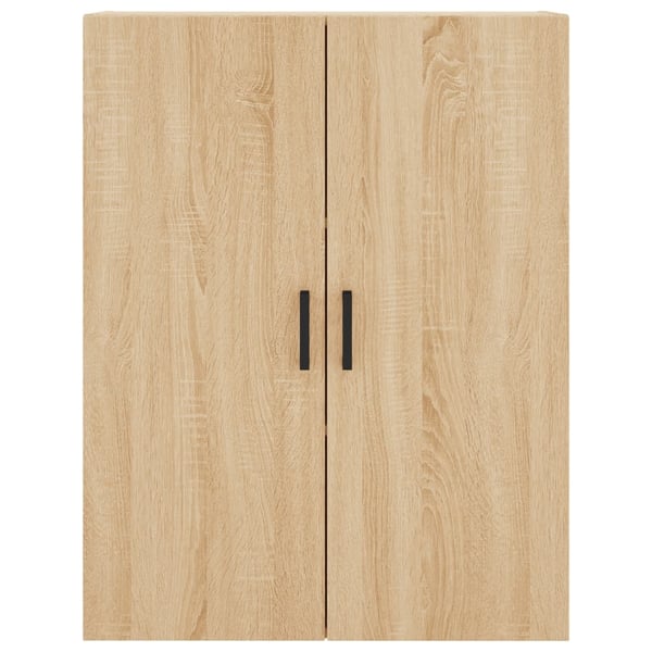 vidaXL Highboard sonoma eik 69,5x34x180 cm konstruert tre