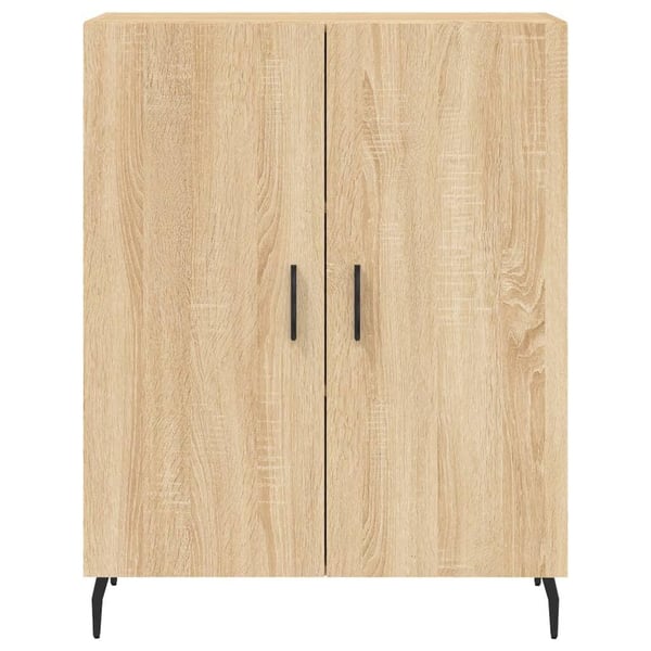 vidaXL Highboard sonoma eik 69,5x34x180 cm konstruert tre
