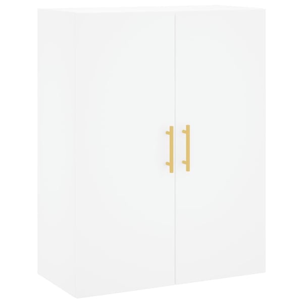 vidaXL Highboard hvit 69,5x34x180 cm konstruert tre