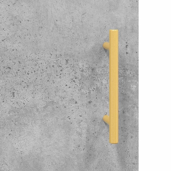 vidaXL Highboard betonggrå 69,5x34x180 cm konstruert tre