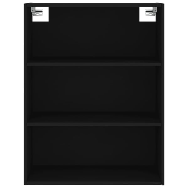 vidaXL Highboard svart 69,5x34x180 cm konstruert tre