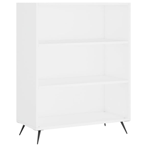 vidaXL Highboard hvit 69,5x34x180 cm konstruert tre