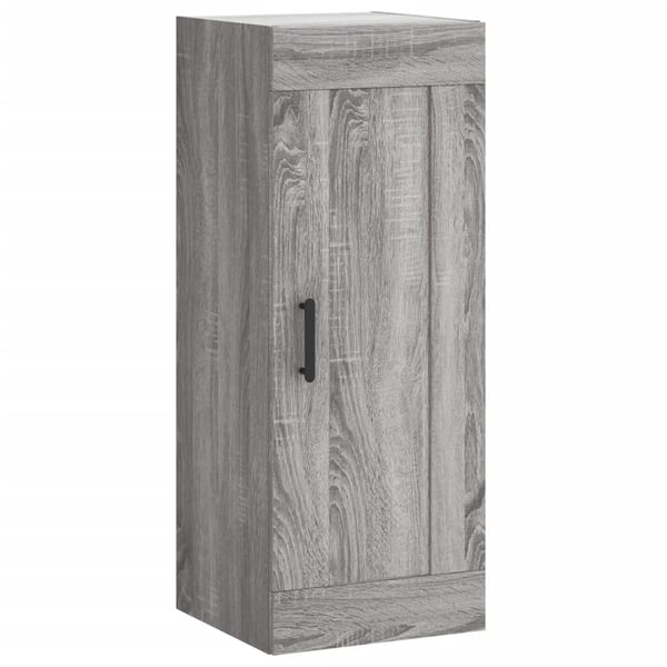 vidaXL Highboard grå sonoma 34,5x34x180 cm konstruert tre