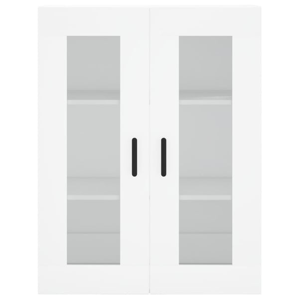 vidaXL Highboard hvit 69,5x34x180 cm konstruert tre