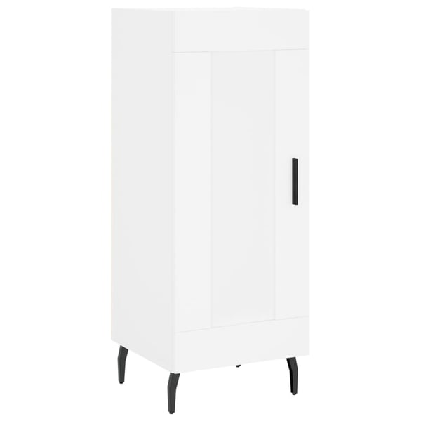 vidaXL Highboard hvit 34,5x34x180 cm konstruert tre