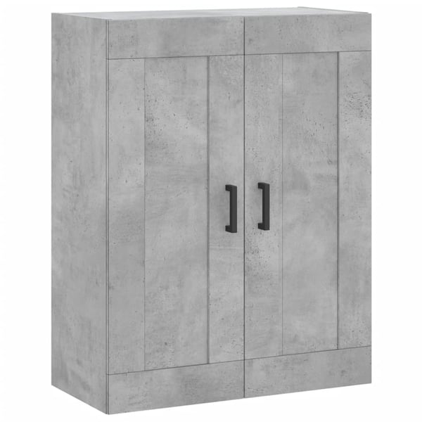vidaXL Highboard betonggrå 69,5x34x180 cm konstruert tre