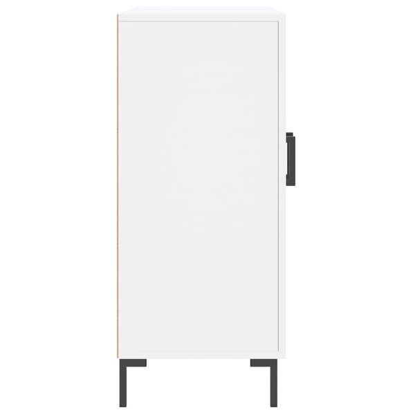 vidaXL skab 90x34x80 cm konstrueret træ hvid