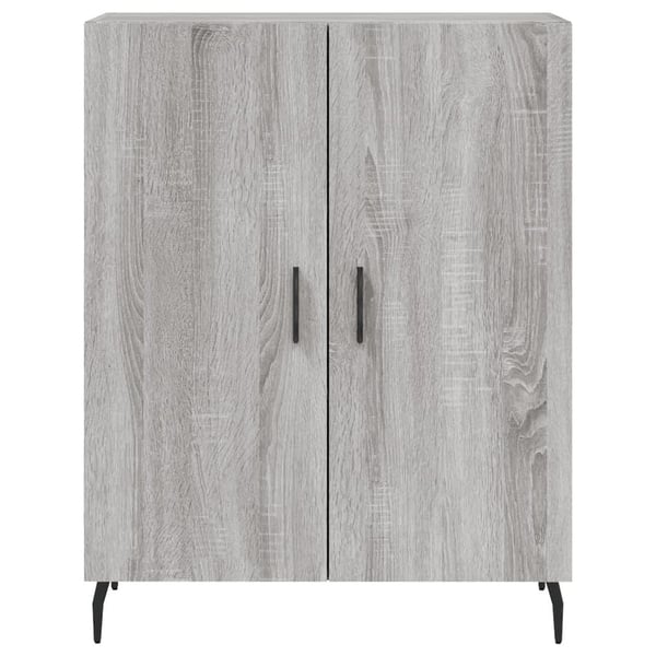 vidaXL Highboard grå sonoma 69,5x34x180 cm konstruert tre