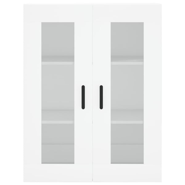 vidaXL Highboard hvit 69,5x34x180 cm konstruert tre