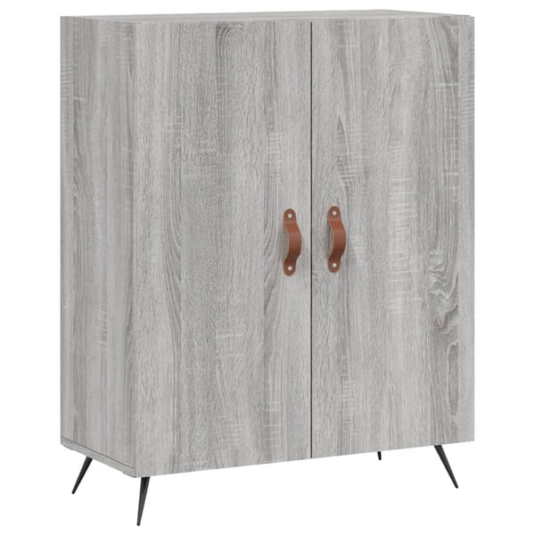 vidaXL Highboard grå sonoma 69,5x34x180 cm konstruert tre