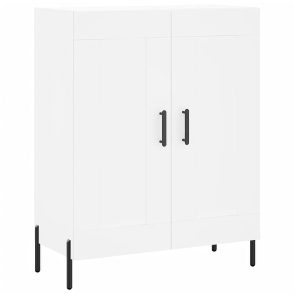 vidaXL Highboard hvit 69,5x34x180 cm konstruert tre