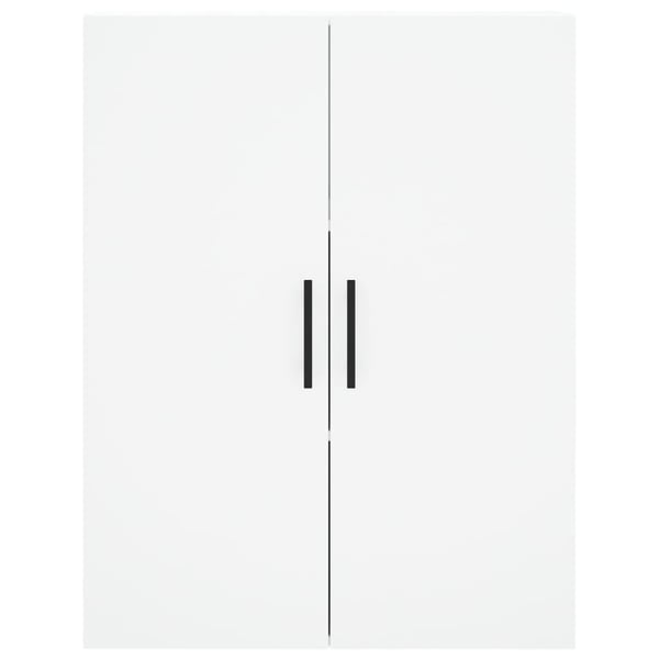 vidaXL Highboard hvit 69,5x34x180 cm konstruert tre