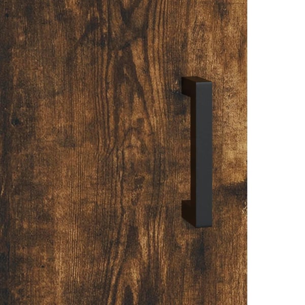 vidaXL Highboard røkt eik 69,5x34x180 cm konstruert tre