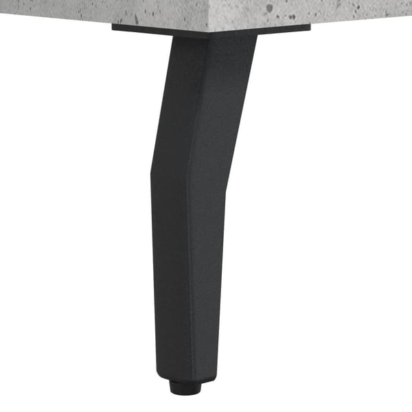 vidaXL Highboard betonggrå 69,5x34x180 cm konstruert tre