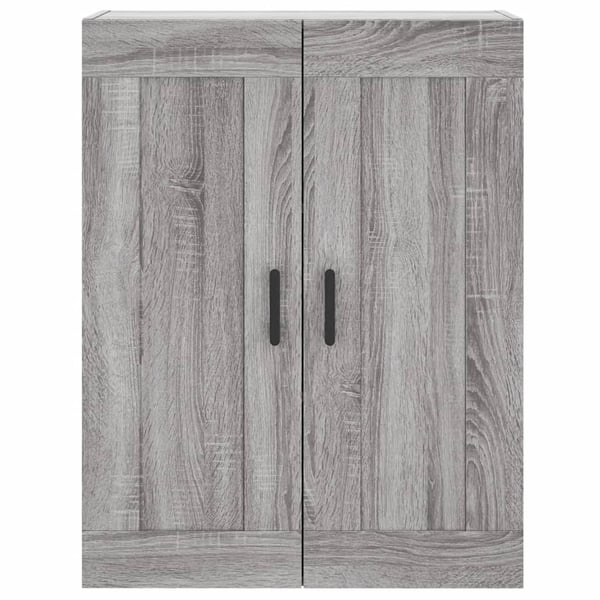 vidaXL Highboard grå sonoma 69,5x34x180 cm konstruert tre