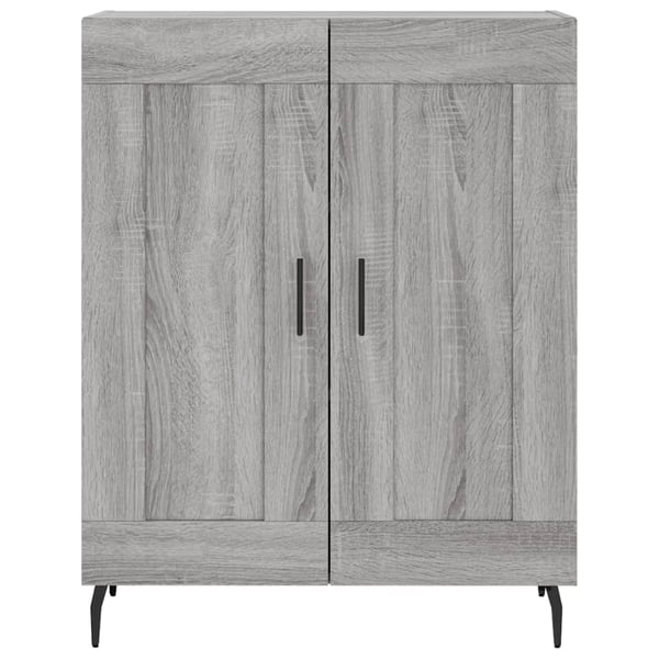vidaXL Kaappi harmaa Sonoma 69,5x34x180 cm tekninen puu