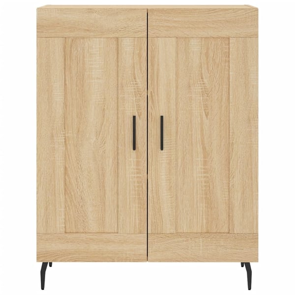 vidaXL højskab 69,5x34x180 cm konstrueret træ sonoma-eg