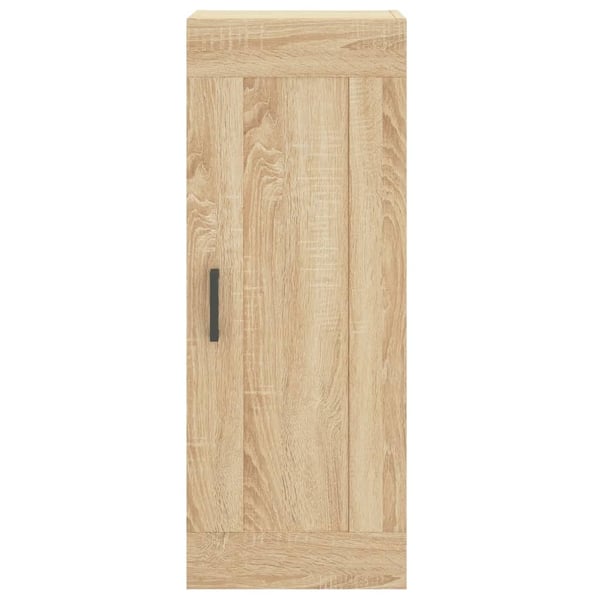 vidaXL Highboard sonoma eik 34,5x34x180 cm konstruert tre