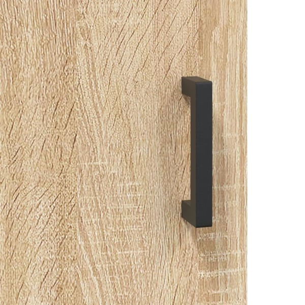 vidaXL Highboard sonoma eik 34,5x34x180 cm konstruert tre
