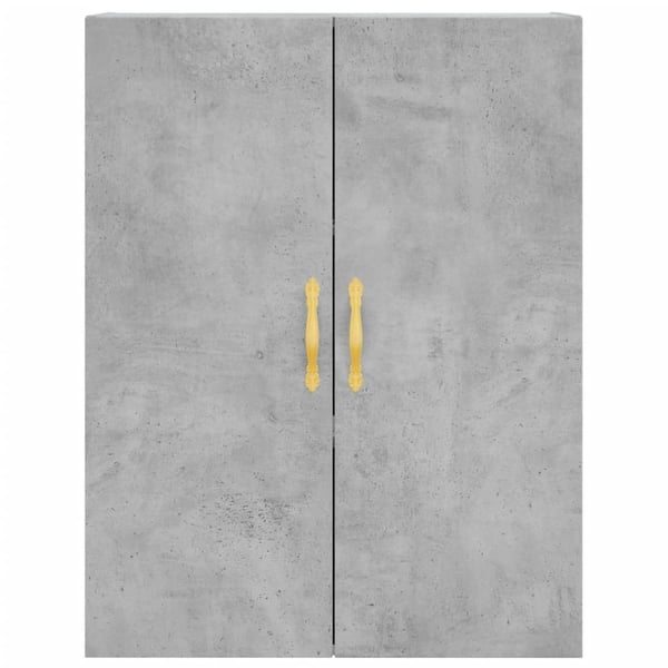 vidaXL Highboard betonggrå 69,5x34x180 cm konstruert tre
