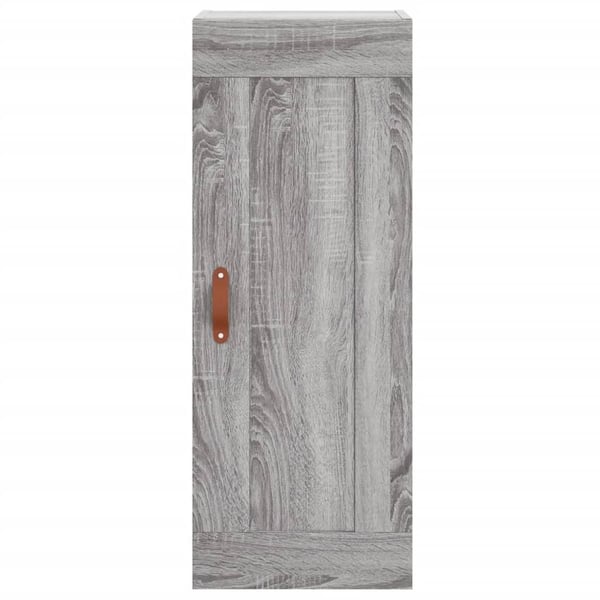 vidaXL Kaappi harmaa Sonoma 34,5x34x180 cm tekninen puu