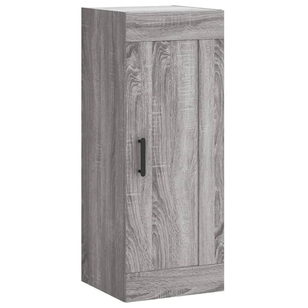 vidaXL Highboard grå sonoma 34,5x34x180 cm konstruert tre