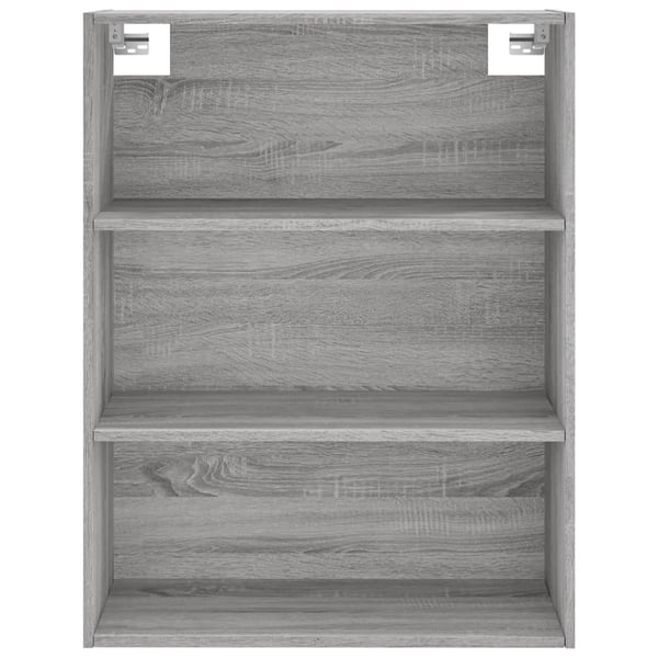 vidaXL Highboard grå sonoma 69,5x32,5x180 cm konstruert tre
