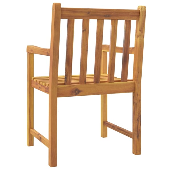 vidaXL Hagestoler 8 stk 56x55,5x90 cm heltre akasie
