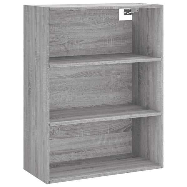 vidaXL Highboard grå sonoma 69,5x32,5x180 cm konstruert tre