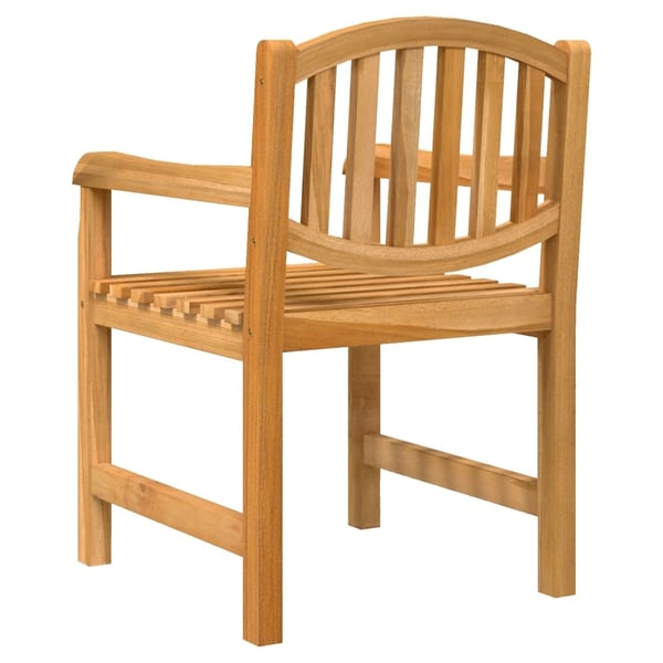 vidaXL havestole 8 stk. 58x59x88 cm massivt teaktræ