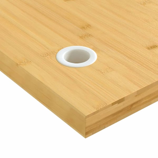 vidaXL bordplade til skrivebord 100x60x4 cm bambus
