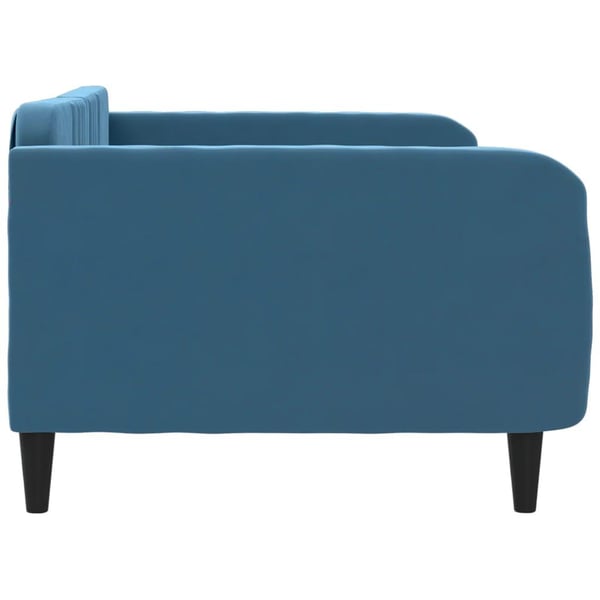 vidaXL daybed 100x200 cm velour blå