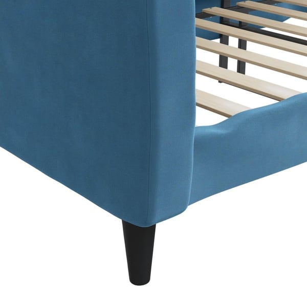 vidaXL daybed 80x200 cm velour blå