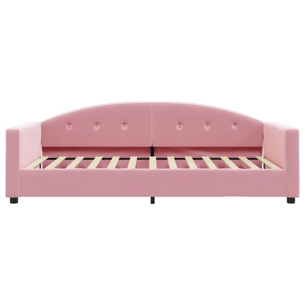 vidaXL daybed 100x200 cm velour pink