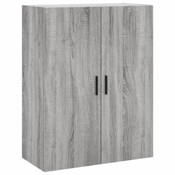 vidaXL Highboard grå sonoma 69,5x34x180 cm konstruert tre